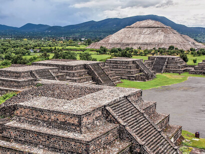 Teotihuacán, una de las mayores ciudades prehispánicas de Mesoamérica (México)