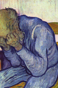 At Eternitys Gate by Vincent Van Gogh: some believe that art is better when created from a place of suffering