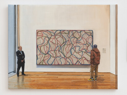 Joe Fig, Brice Marden: Study for the Muses (Eaglesmere Version) Art Institute of Chicago, 2023. Courtesy the artist and Cristin Tierney, NYC