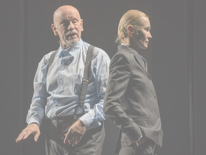 John Malkovich e Ingeborga Dapkunaite, diretti dal drammaturgo francese Bernard Marie-Koltès © Salvatore Pastore