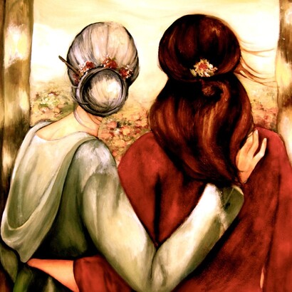 Abrazo intergeneracional