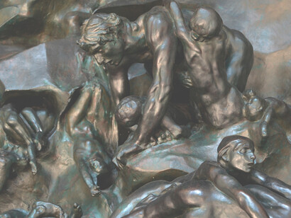 Auguste Rodin; La puerta del infierno, 1880-1917 (detalle)