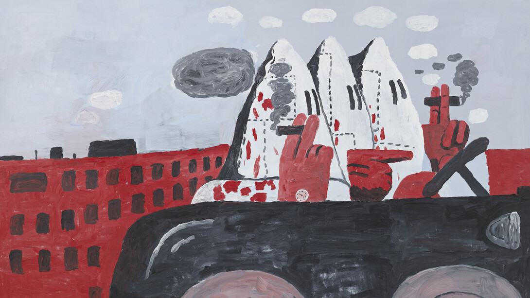 Philip Guston, Riding around, 1969. Courtesy of The Holburne Museum