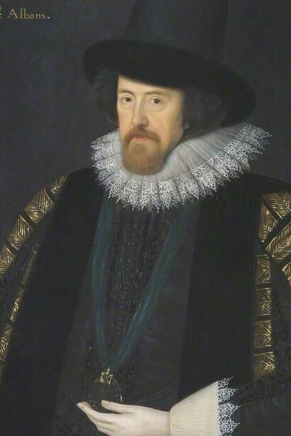 Retrato de Francis Bacon, William Larkin, 1617