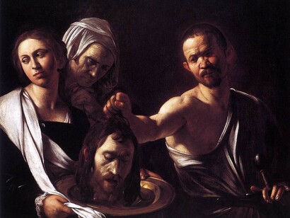 Caravaggio. Salomè con la testa del Battista