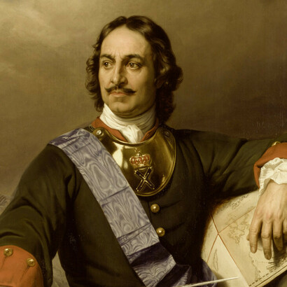 Pedro I (1672-1725), uno de los grandes zares de Rusia