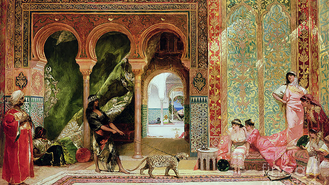 A Royal Palace in Morocco by Benjamin Jean Joseph 