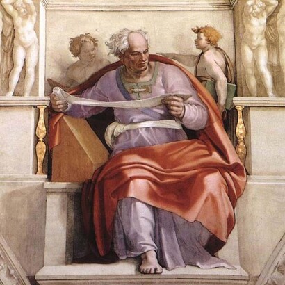 Sistine Chapel, The prophet Joel