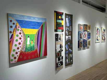 Various artists, Friends and family four, exhibition view. Courtesy of Carter Burden Gallery