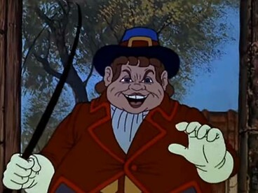 L'omino di burro, screenshot da "Un burattino di nome Pinocchio", 1971