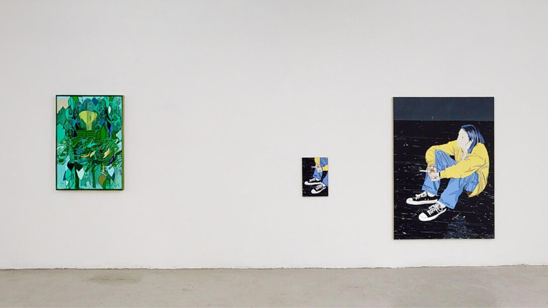 Michael Bevilacqua, Mr. Patchouli, 2018-2019 acrylic on digital canvas, 109x76 cm | 43x30 inches