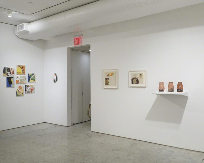 George Schneeman, Exhibition view. Courtesy of Pavel Zoubok Gallery