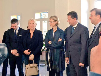 The Françoise Nyssen delegation