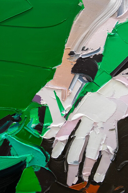 Martin Wehmer, lü shuo hua (detail), 2025. Courtesy of Contemporary by Angela Li