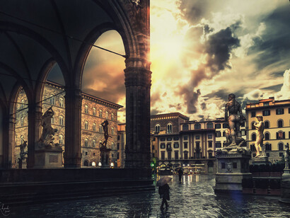 Florencia. Loggia dei lanzi