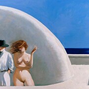 Julio Larraz, 2011, The Artist and his Model, 152 x 198cm