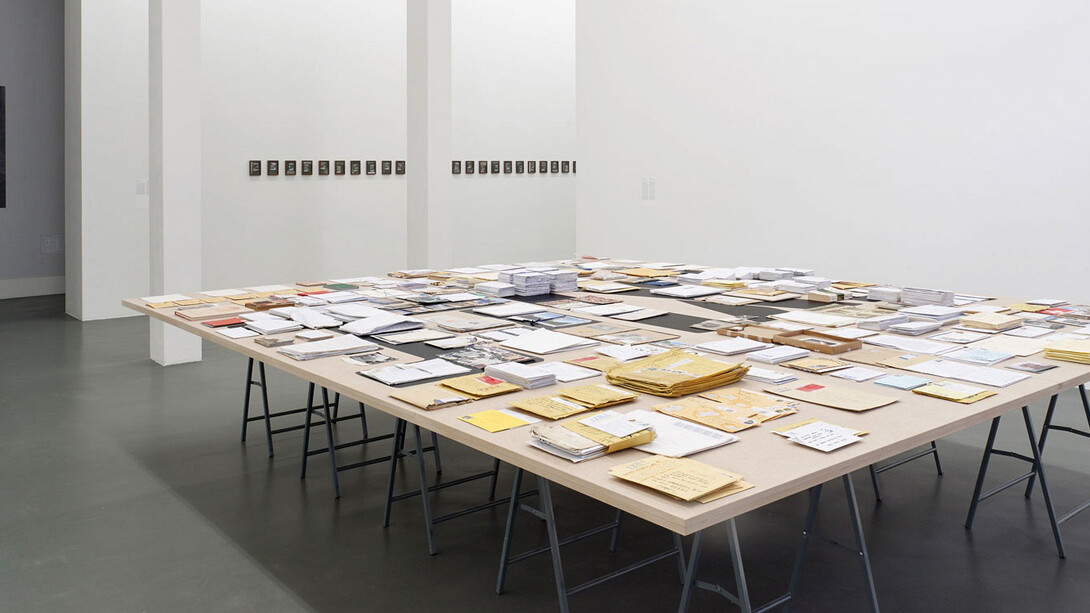 Exhibition overview A group exhibition with work by Dora García, Sharon Hayes, Emily Jacir, Mahmoud Khaled, Carlos Motta, Wu Tsang, and Akram Zaatari, as well as a letter by Quinn Latimer, Witte de With Center for Contemporary Art, 2018, photo by Kristien Daem.