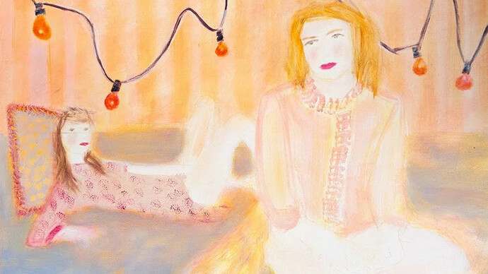Megan Magill, Ruffles and fairy lights (detail), 2026. Courtesy of Gallery Naga