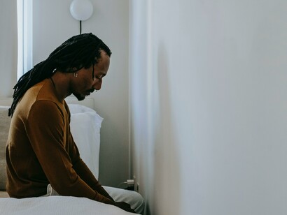 Homem em depressão