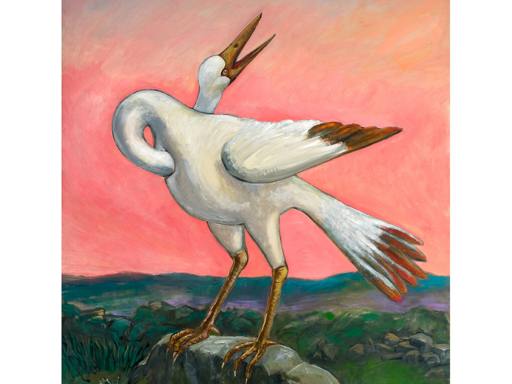 Roland Topor, En soi-même, 1994, acrylique sur toile, 100 x 70 cm, courtesy of Alberto Ricci