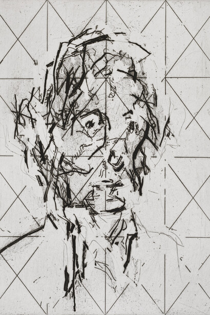 Frank Auerbach, Ruth 2006, 2006  - Copyright The artist, courtesy Marlborough Fine Art.