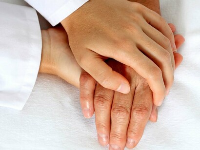 Manos reconfortantes