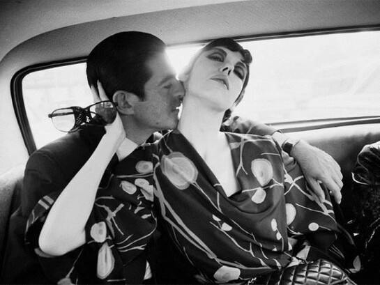 Dennis Hopper, Irving Blum and Peggy Moffitt, 1964