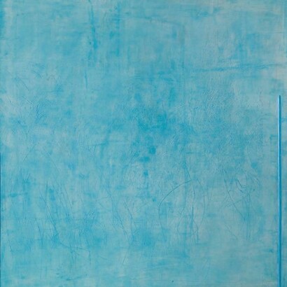 Jessica Dickinson, Of-More, 2013, Oil on limestone polymer on panel, 53 x 51 in. (134.62 x 129.54 cm)