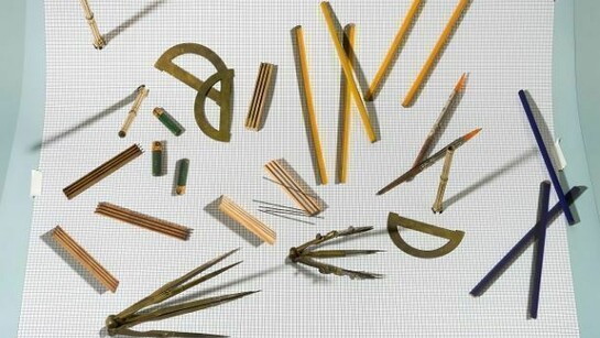 From the series A History of Graph Paper, John Houck, Peg and Jon, Archival pigment print, 22 by 27 inches, 2013