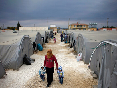 Campos de refugiados sirios en Turquía