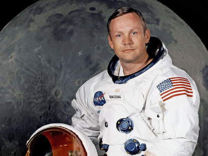 Neil Armstrong, astronauta estadounidense y primer ser humano en pisar la Luna