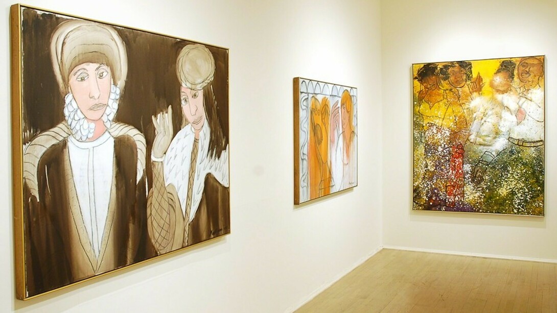 Grace Hartigan. The Late Paintings, Exhibition view. Courtesy of C. Grimaldis Gallery