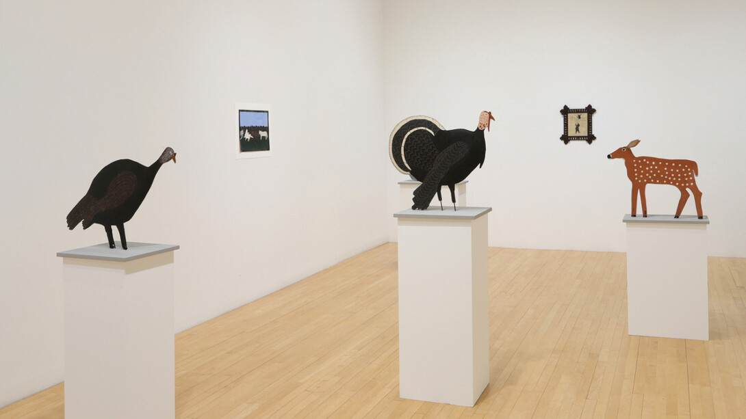 Clarence Swinyer, Lake George, exhibition view. Courtesy of Kerry Schuss Gallery 