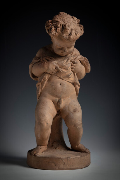 Il tassello mancante. Un mosaico del barocco romano, dipinto in mostra. Per gentile concessione di Artemide PR