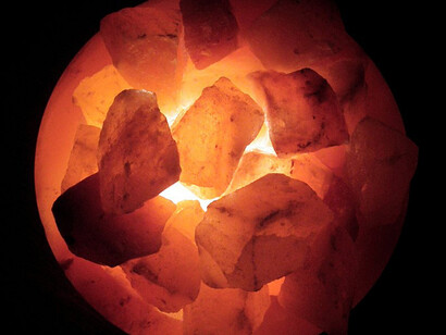 Lampada di sale. Il punto è darsi attenzione, darsi amore