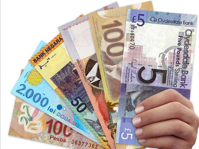 A hand with some banknotes