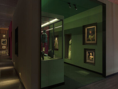 Wes Anderson and Juman Malouf. Courtesy of Fondazione Prada