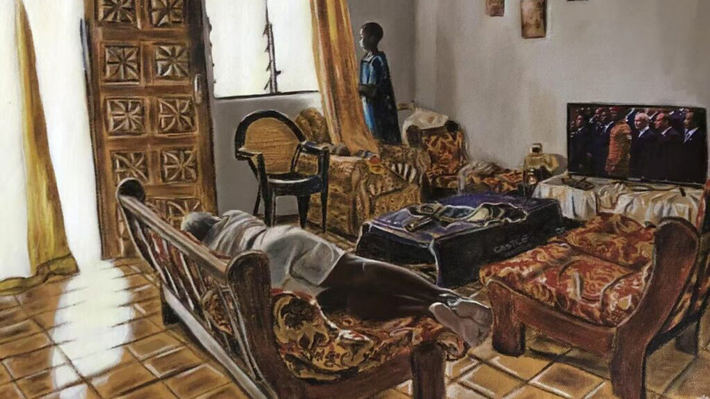 Be my guest, artwork in exhibition. Courtesy of PearlLam Gallery