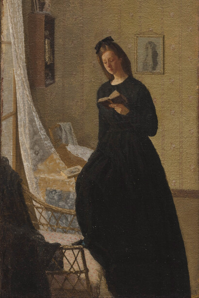Gwen John, Girl reading at a window (detail), c.1911. Courtesy of National Galleries Scotland