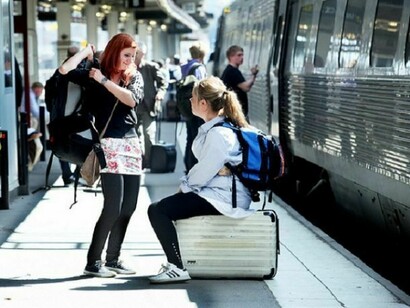 Waiting in the platform