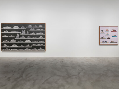 Gala Porras-Kim, Conditions for holding a natural form, exhibition view. Courtesy of Kukje Gallery