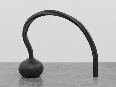 Martin Puryear, Question, 2013-2014, Bronze, 87 1/2 x 107 x 34 1/4 inches; 222 x 272 x 87 cm