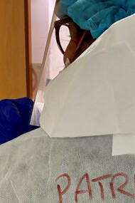 A journalist in a front-line hospital 