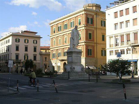 Piazza Cavour, Livorno, Italia