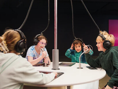 Whakatangi puoro make music, exhibition view. Courtesy of MOTAT