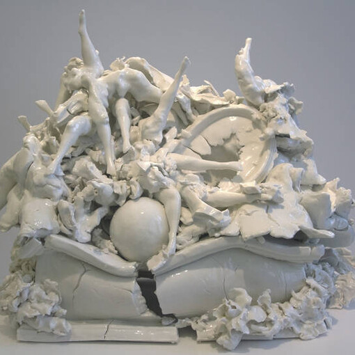 Rachel Kneebone at the V&A. Courtesy of Victoria and Albert Museum