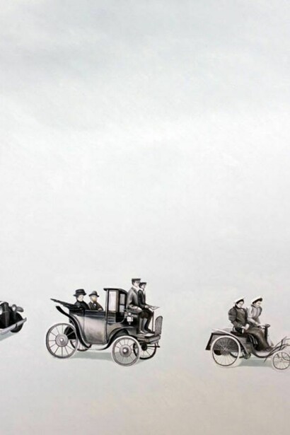 Pablo D'Antoni, Benz, 2012, oil on panel, 16 x 12 in.