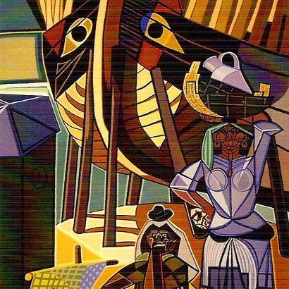 Tapeçarias. Pinturas de Almada Negreiros em Tapeçarias de Portalegre