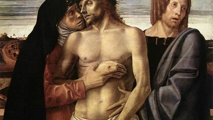 Giovanni Bellini, Pietà (1465).