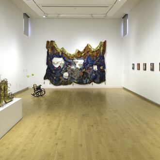 Various artists, A garden of promise and dissent, exhibition view. Courtesy of The Aldrich